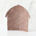 Standing see through brown barn figurine standing up facing forward