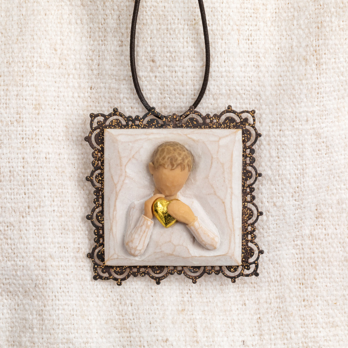 Heart of Gold Metal-edged Ornament